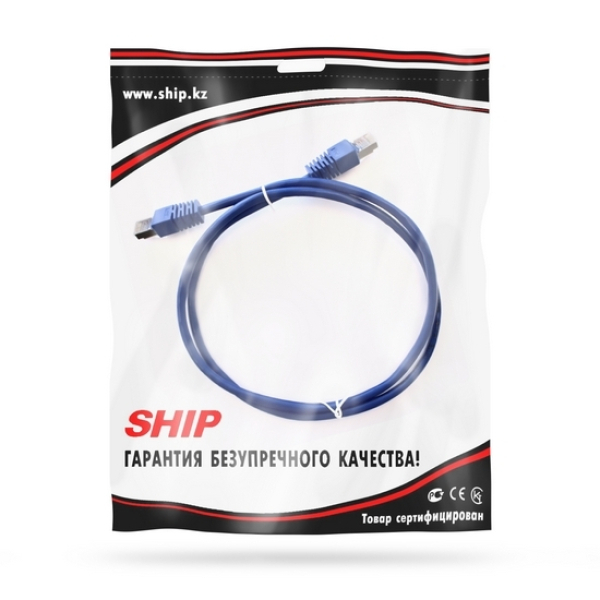 Патч Корд  SHIP Cat.5e FTP RJ-45 1 м S4025BL0100-P